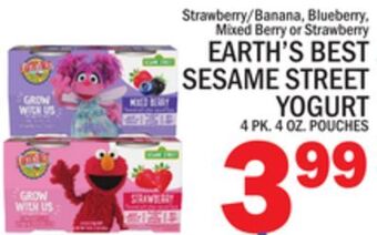 C Town Earth's best sesame street yogurt offer
