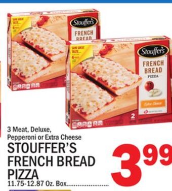 C Town Stouffer's french bread pizza offer