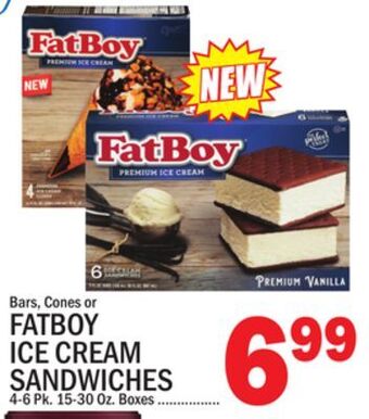 C Town Fatboy ice cream sandwiches offer