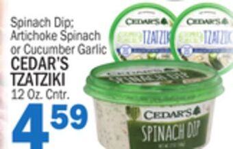 C Town Cedar's tzatziki offer