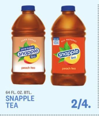 Kings Food Markets Snapple tea offer