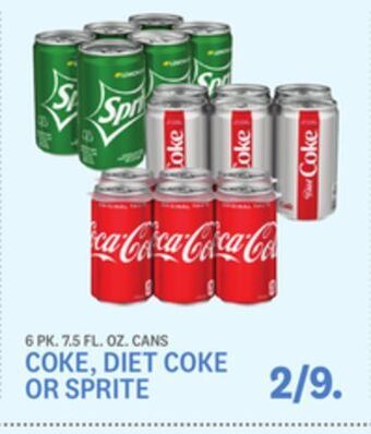 Kings Food Markets Coke, diet coke or sprite offer
