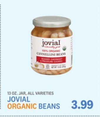 Kings Food Markets Jovial organic beans offer
