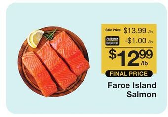 Fairway Store Market Faroe island salmon offer