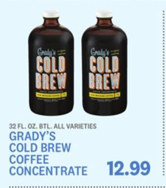 Kings Food Markets Grady's cold brew coffee concentrate offer