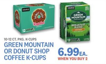 Kings Food Markets Green mountain or donut shop coffee k-cups offer