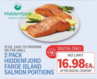 Kings Food Markets 2 pack hiddenfjord faroe island salmon portions offer