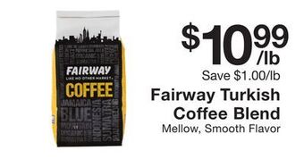 Fairway Store Market Fairway turkish coffee blend offer