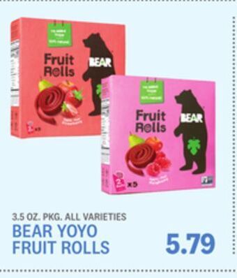 Kings Food Markets Bear yoyo fruit rolls offer