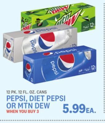 Kings Food Markets Pepsi, diet pepsi or mtn dew offer