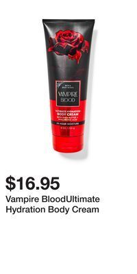 Bath & Body Works Vampire bloodultimate hydration body cream offer