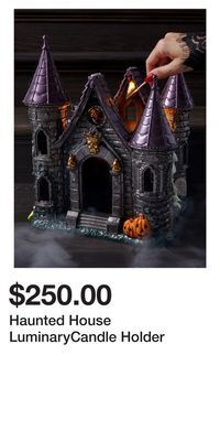 Bath & Body Works Haunted house luminarycandle holder offer