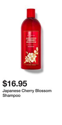 Bath & Body Works Japanese cherry blossom shampoo offer