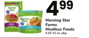 ACME Morning star farms meatless foods offer