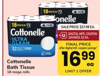 ACME Cottonelle bath tissue offer