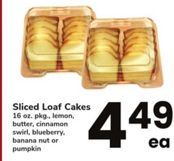ACME Sliced loaf cakes offer