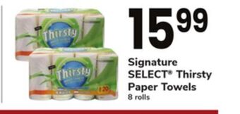 ACME Signature select® thirsty paper towels offer