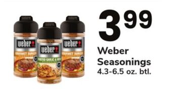 ACME Weber seasonings offer