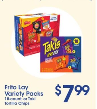 Price Rite Frito lay variety packs offer