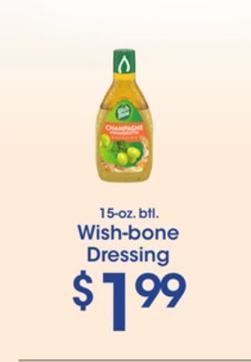Price Rite Wish-bone dressing offer
