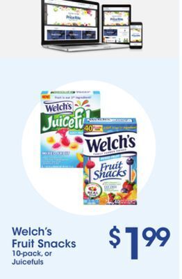 Price Rite Welch's fruit snacks offer