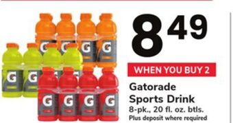 ACME Gatorade sports drink offer