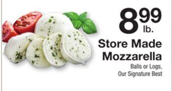 The Fresh Grocer Store made mozzarella offer