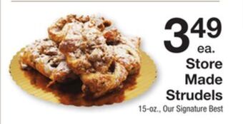 The Fresh Grocer Store made strudels offer