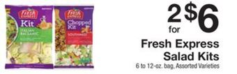 The Fresh Grocer Salad kits offer