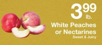 The Fresh Grocer White peaches or nectarines offer