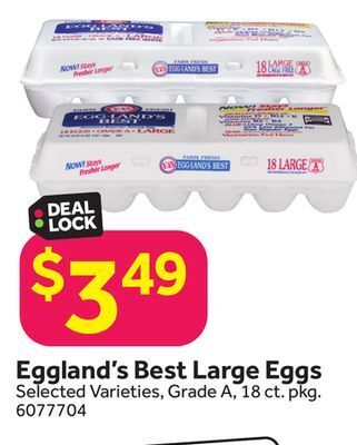 Stop&Shop Eggland's best large eggs offer