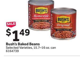 Stop&Shop Bush's baked beans offer