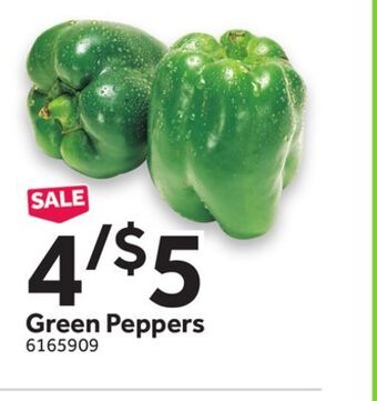 Stop&Shop Green peppers offer