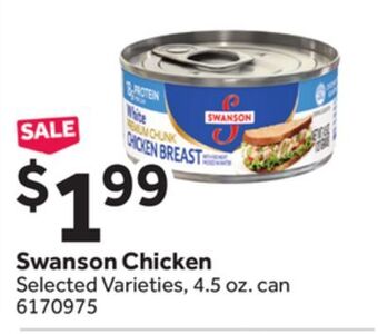 Stop&Shop Swanson chicken offer