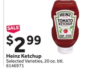 Stop&Shop Heinz ketchup offer