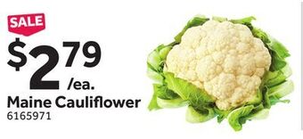 Stop&Shop Maine cauliflower offer