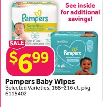 Stop&Shop Pampers baby wipes offer