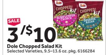 Stop&Shop Dole chopped salad kit offer