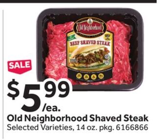 Stop&Shop Old neighborhood shaved steak offer