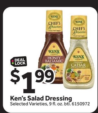 Stop&Shop Ken's salad dressing offer
