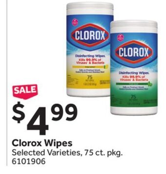 Stop&Shop Clorox wipes offer