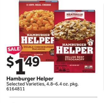 Stop&Shop Hamburger helper offer