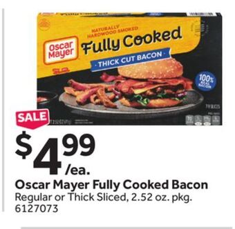 Stop&Shop Oscar mayer fully cooked bacon offer
