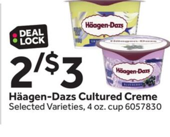 Stop&Shop Häagen-dazs cultured creme offer