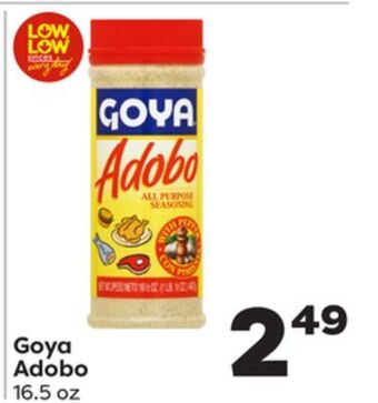 Weis Markets Goya adobo offer