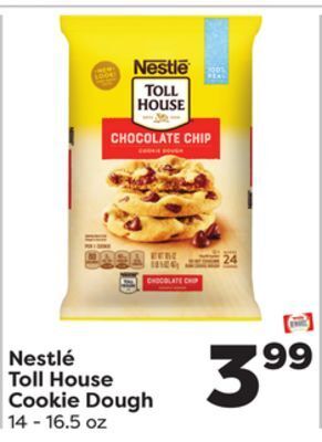 Weis Markets Nestlé toll house cookie dough offer