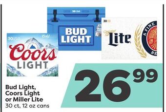 Weis Markets Bud light, coors light or miller lite offer