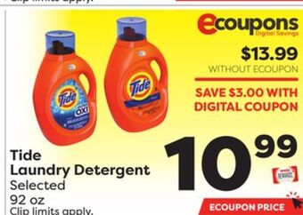 Weis Markets Tide laundry detergent offer