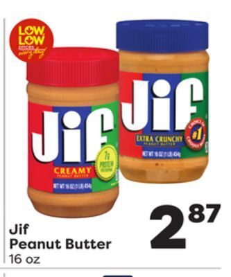 Weis Markets Jif peanut butter offer