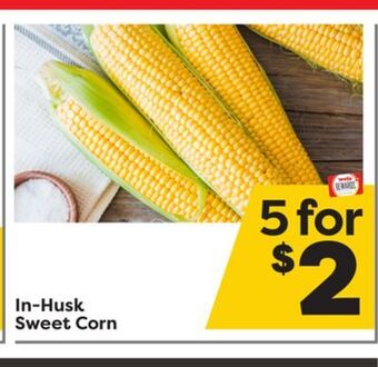 Weis Markets In-husk sweet corn offer